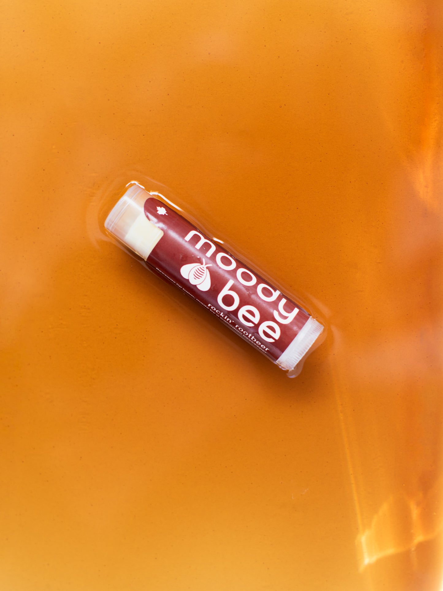 Moody Bee Beeswax Lip Balm - rockin' rootbeer