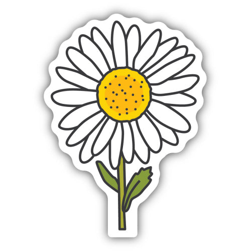 Daisy With Stem Sticker
