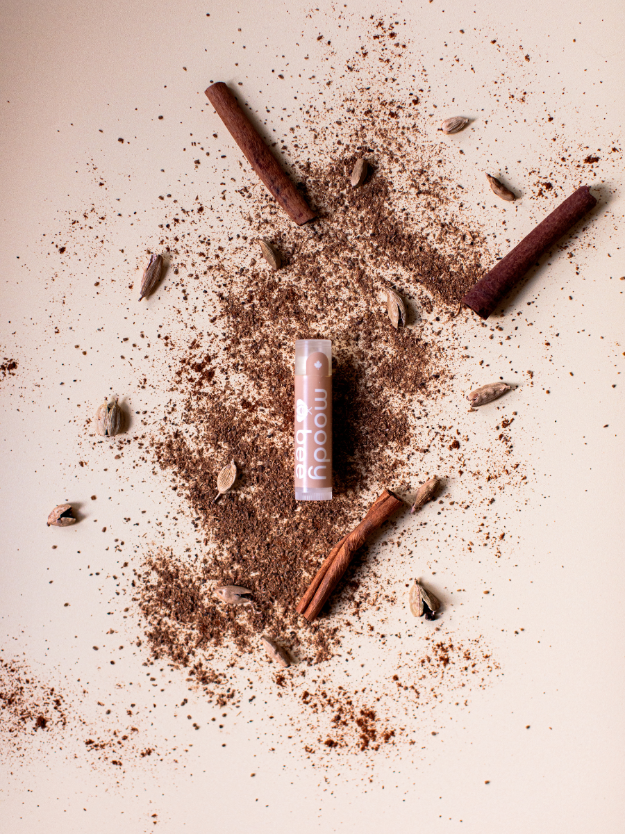 Moody Bee Beeswax Lip Balm - vanilla chai latte