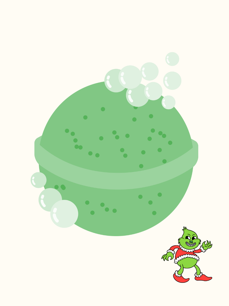 You're a Mean one Mr. Grinch (bath bombs will incur a $9.95 shipping charge on orders less than $75)
