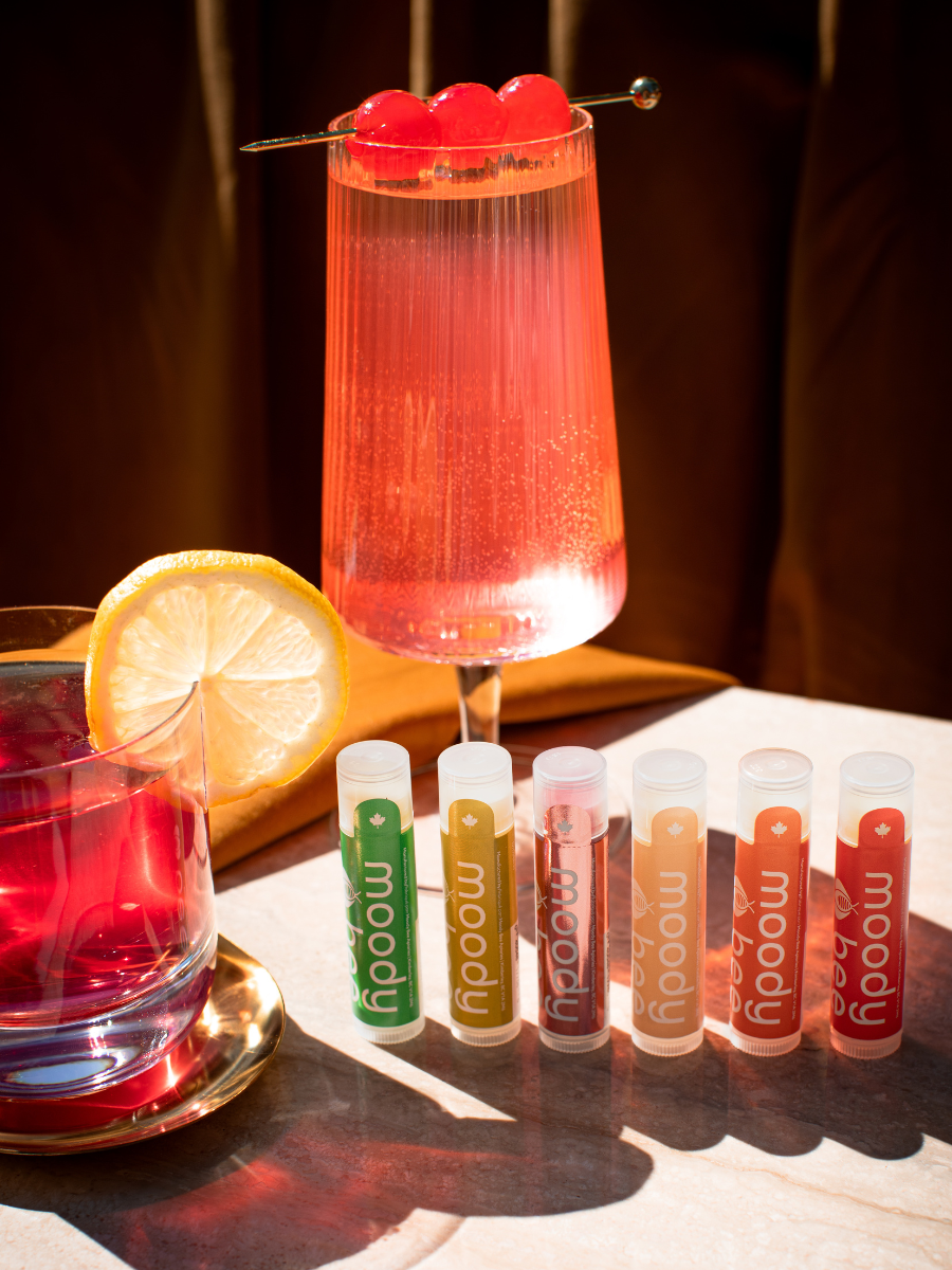 happy hour - including one tinted lip balm! 🍸💋