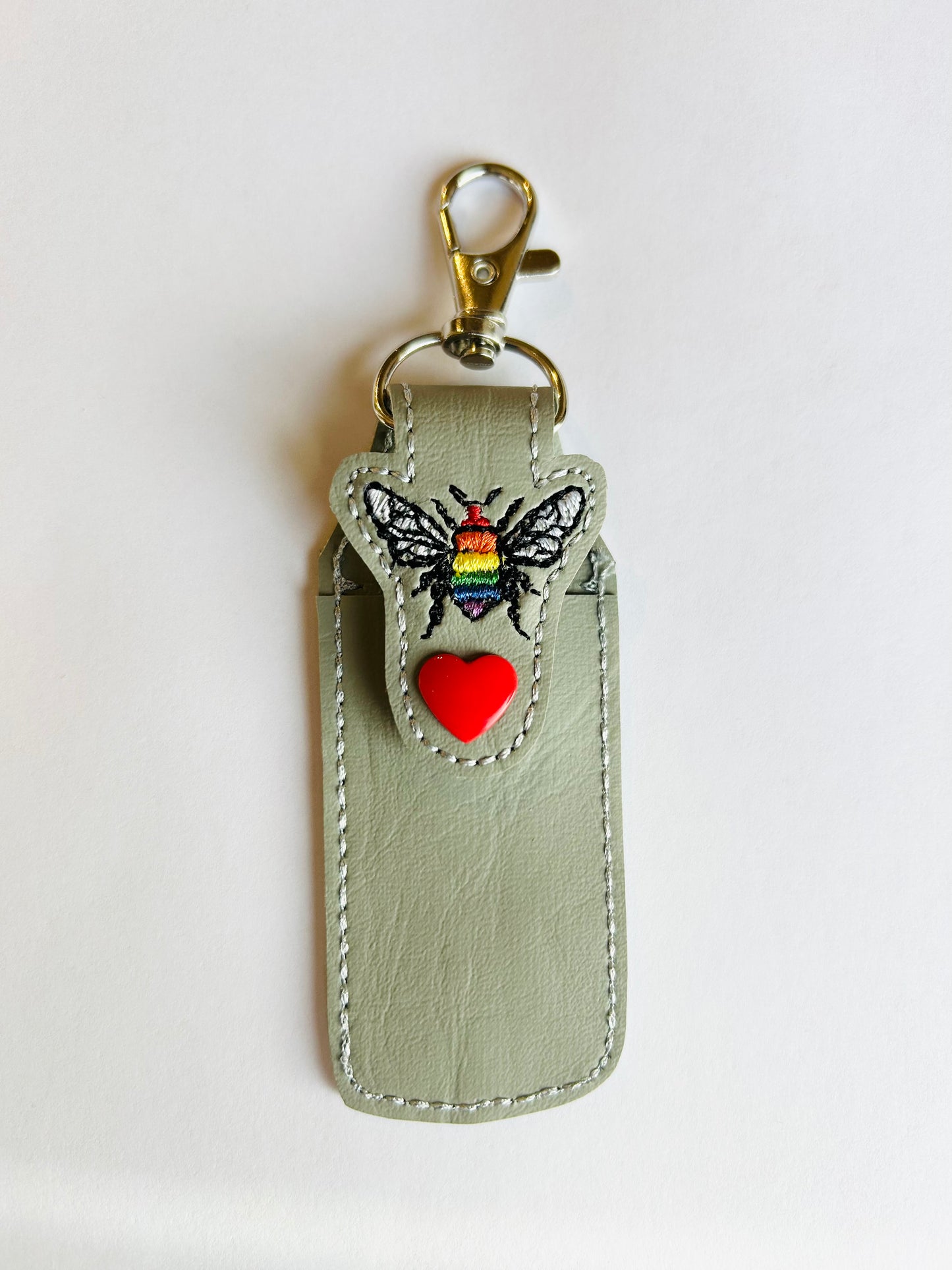 Rainbow Bee Lip Balm Case