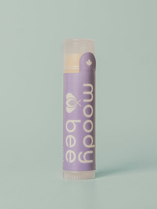 lavender london fog - lip balm of the month. 40% off, excluded from volume discounts.