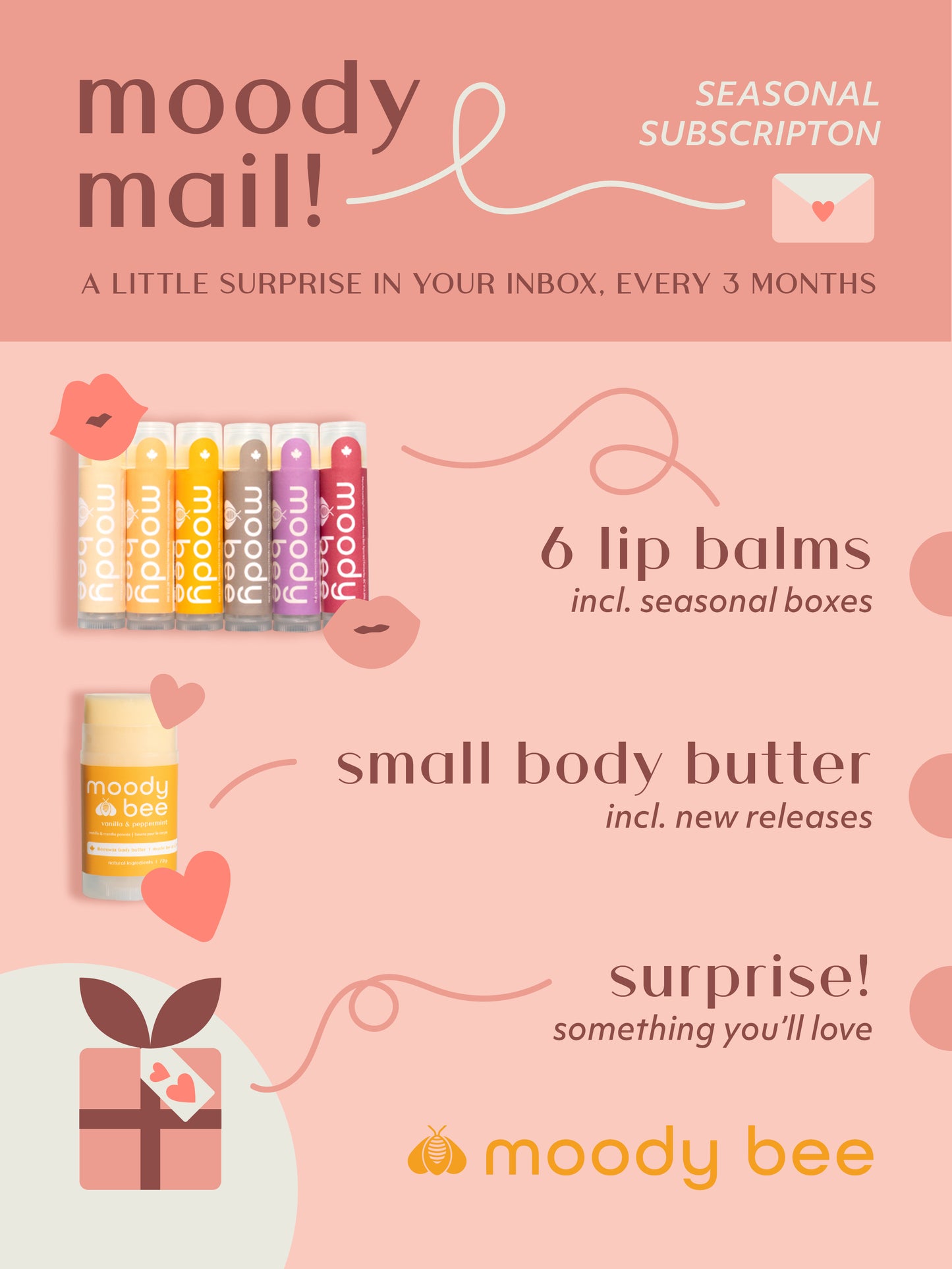 moody mail subscription 🎁📬 - order by May 1st to get your Summer Mail (ships May 15th)