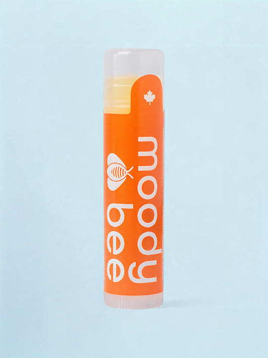 Moody Bee Beeswax Lip Balm - orange creamsicle
