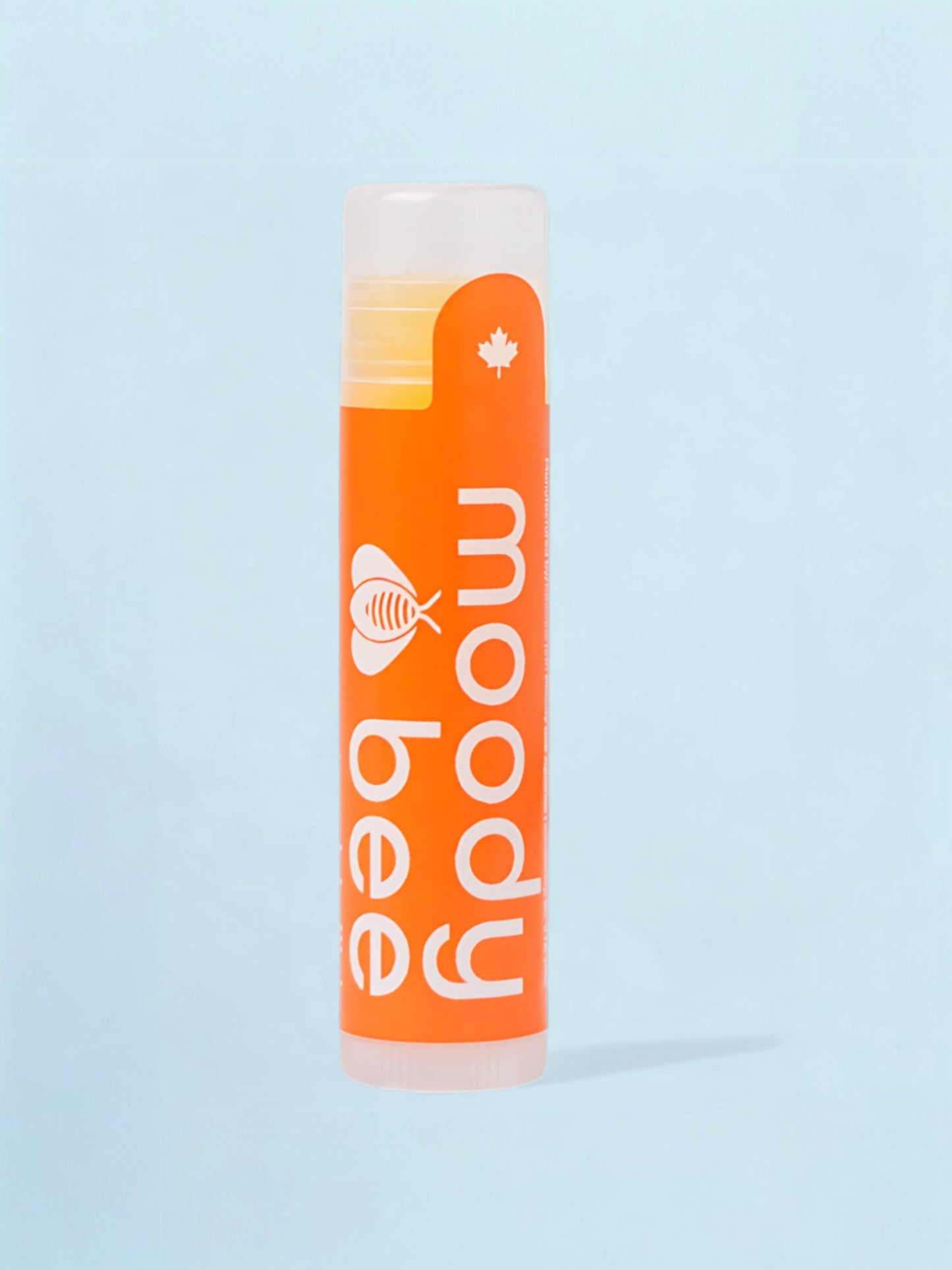 Moody Bee Beeswax Lip Balm - peach bellini