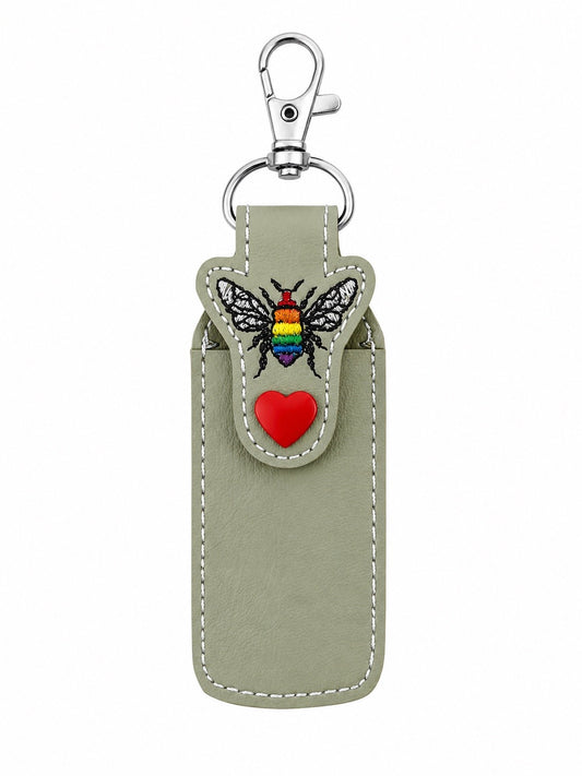 Rainbow Bee Lip Balm Case