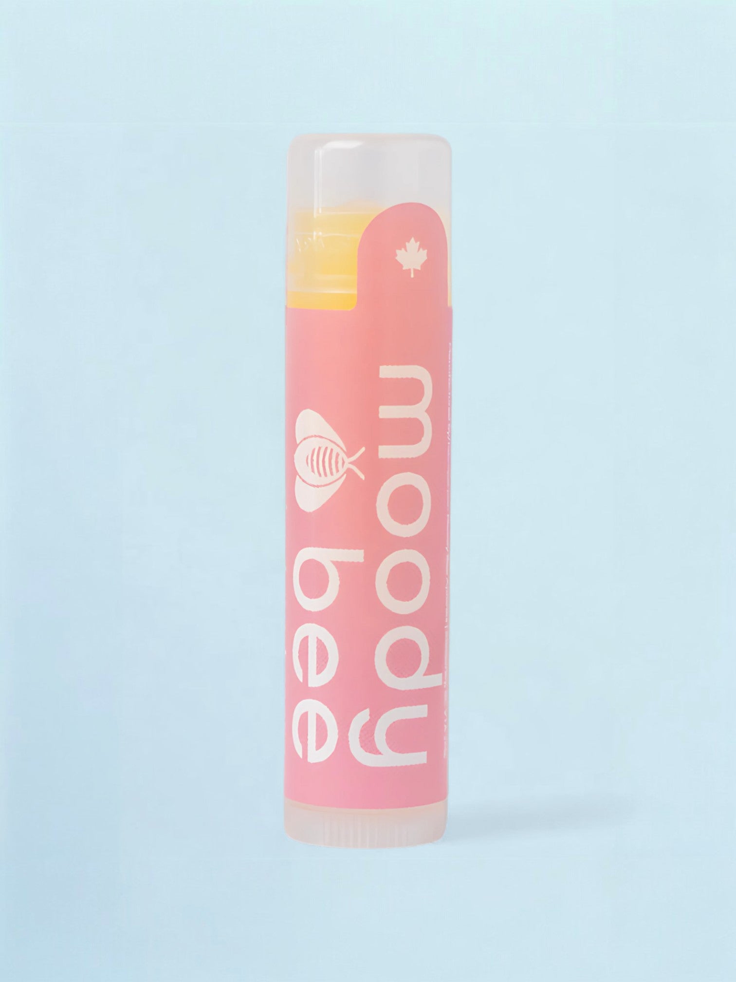 Moody Bee Beeswax Lip Balm - strawberry banana