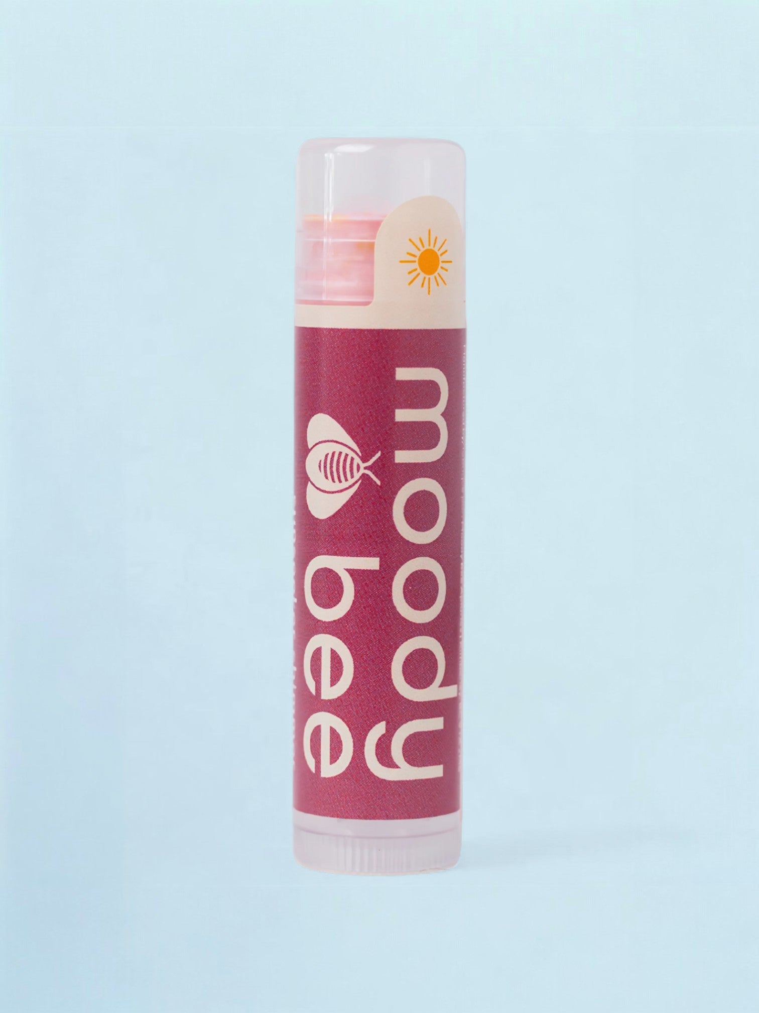 Moody Bee Beeswax Lip Balm - sunseeker pink shimmer