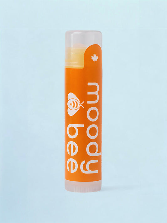 tangy tangerine - Moody Bee Beeswax Lip Balm