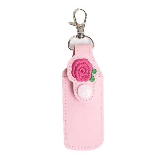 Pink Rose Lip Balm Case