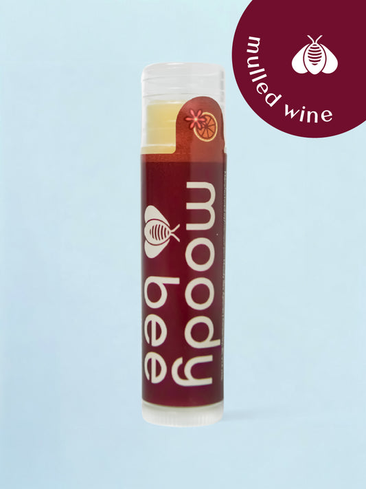 Moody Bee Beeswax Lip Balm - mulled wine