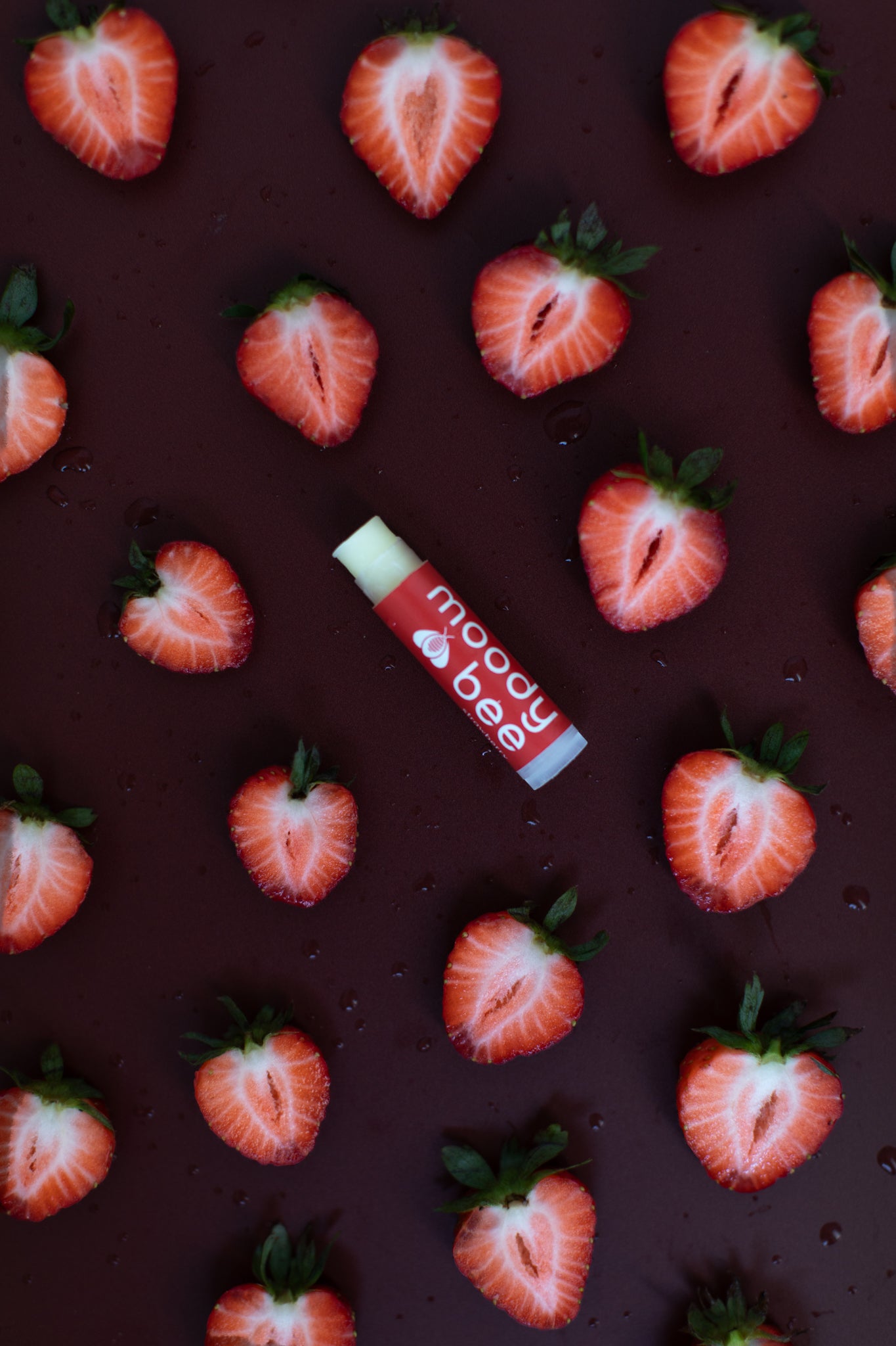 strawberry. lip balm of the month, 40% off!